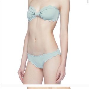 Scalloped bikini set